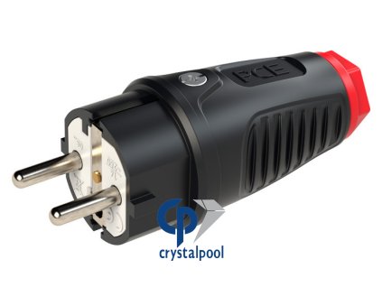 Vidlice gum. 16A/250V IP54