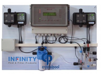Automatická stanice Infinity Pool & Filter Products - pH, Rx, Cl, T Optidos Platinum (internet)