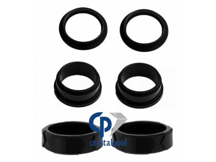 Set šroubení solonizační jednotky MiniSalt (2x LN+matka+těsnění) Pool Technologie