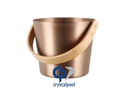 RENTO Saunové vědro hliníkové 5l - šampáň