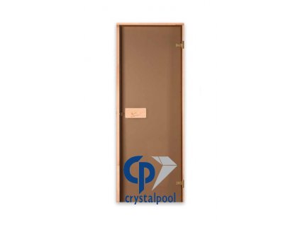 Dveře Classic do finské sauny 690x1890 mm, bronze, borovice