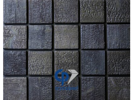 Dekorativní saunový obklad SQUARE 58, impressa thermowood, 115x740mm