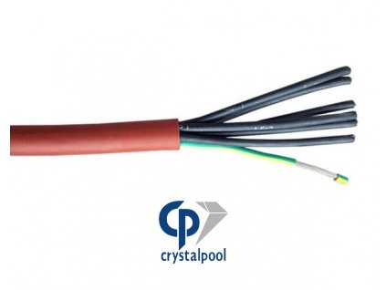 Silikonový kabel SIHF 7x2,5 mm