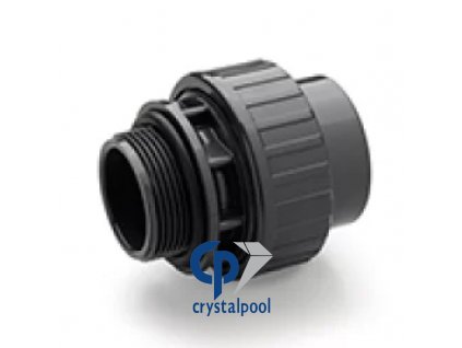 Šroubení L/Z vnější d50-1 1/2" PN10 PVC CLV