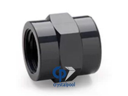 70976 mufna zavitova d2x 2 pvc pn16