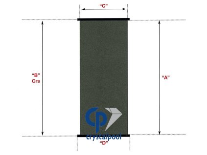 Solární kolektor SC 1,2 m x 2 m -- plocha 2,4 m2