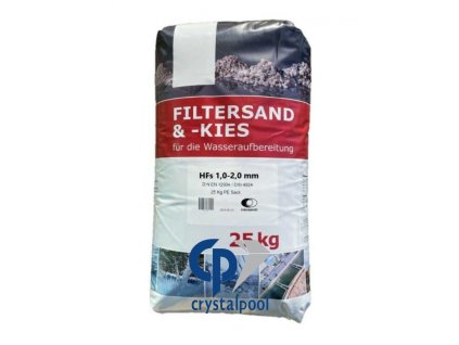 Filtrační písek 1,0-2,0 25 kg, certifikovaný dle ČN EN 120904