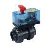 10404 2 cest kulovy kohou d50 s el pohonem 230v pvc