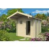 Finský venkovní saunový domek se sedlovou střechou Eero 70