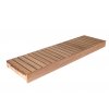 Lavice hotová - modul 4x21 osika THERMOWOOD