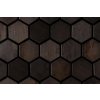 Dekorativní saunový obklad PROMENADE, černá olše 464x355mm