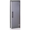 Dveře do sauny "A" 9x19 Satin Grey 890x1890 mm Black