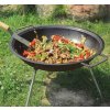 Muurikka Wok grilovací pánev s nožkami