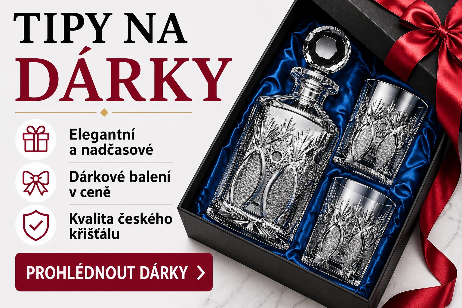 Dárkové soupravy Bohemia Crystal
