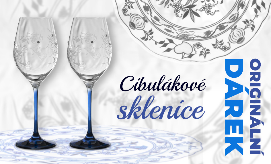 originál cibulák cibulákové sklenice