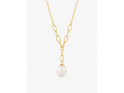 6795 stribrny nahrdelnik pearl heart s ricni perlou preciosa pozlaceny (2) 11zon