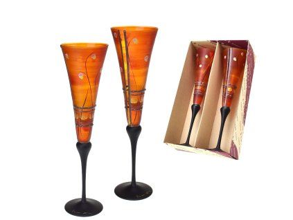 sada 2ks sklenice na sekt 180ml