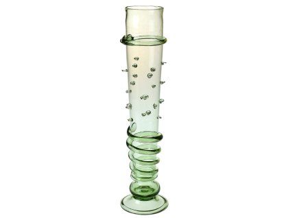 číše na víno z lesního skla 400 ml