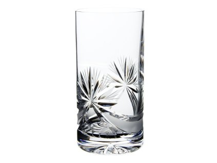 Broušené sklenice na vodu, pivo, limo, 6 ks. Bohemia Crystal brus Mašle