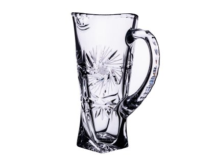 Skleněný broušený džbán na vodu či pivo - Bohemia Crystal brus Větrník 1000ml