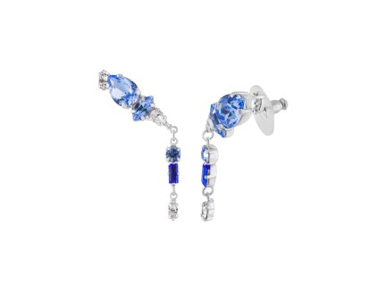 Bižuterní náušnice Splash s českým křišťálem Preciosa 2634 58