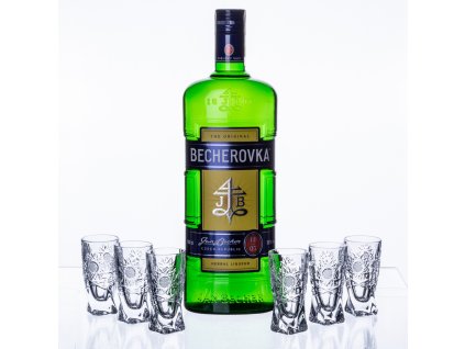 Becherovka set 1l