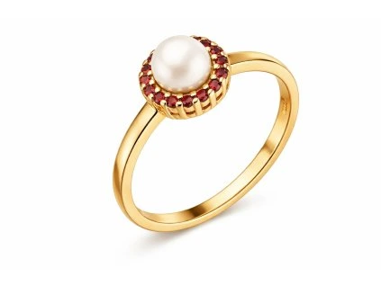 český granát prsten