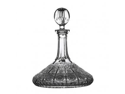 Bohemia Crystal karafa na likér, rum, whisky 40354, bohatý brus Klasik