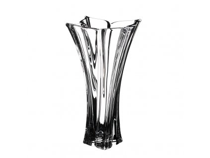 Skleněná Bohemia Crystal váza Florale 280 mm
