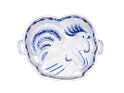 Kohout pečící forma - cibulový porcelán 10604