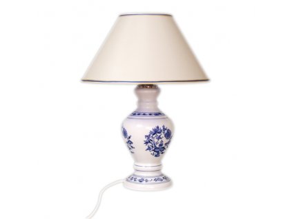 Lampa 1972 se stínítkem hladkým - cibulový porcelán 70532