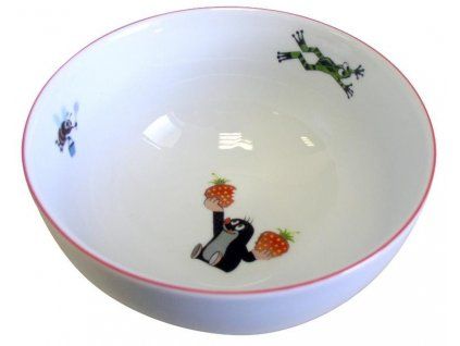 porcelánová miska krteček