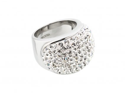 Prsten z chirurgické oceli Brillant s českým křišťálem Preciosa - krystal