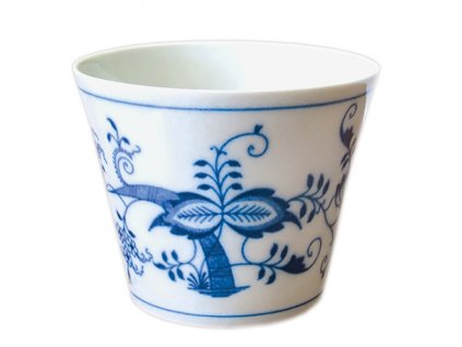 Průsvitka hladká M glazovaná - cibulový porcelán 10644