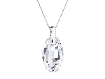 Stříbrný přívěsek Gentle Caress s českým křišťálem Preciosa