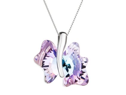 Stříbrný přívěsek Magic Butterfly s českým křišťálem Preciosa