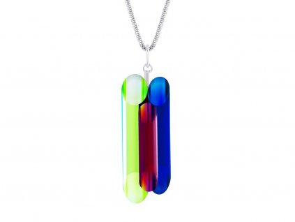 Stříbrný přívěsek Neon Collection by Veronica s českým křišťálem Preciosa 6074 70