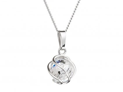 Stříbrný přívěsek Romantic Beads s českým křišťálem Preciosa
