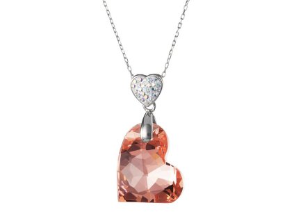 Stříbrný přívěsek Wild Heart s českým křišťálem Preciosa