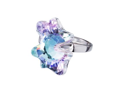 Stříbrný prsten Magic Butterfly s českým křišťálem Preciosa