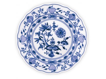 Talíř mělký praporový 24cm - cibulový porcelán 10004