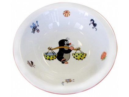 porcelánová miska krteček