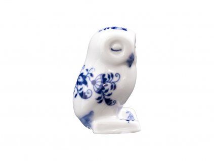moudrá sova český porcelán