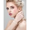 5393 5 perlickovy naramek velvet pearl bily