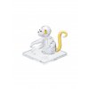 2457 2 sklenena figurka opice cinsky zodiak z ceskeho kristalu preciosa