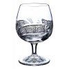 broušená sklenice na brandy,rum