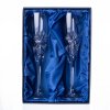 Sklenice na bílé víno 2ks. Bohemia Crystal Fiona brus Mašle