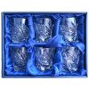 Broušené sklenice na likér, destiláty, Bohemia Crystal panák Quadro 55ml, 6 ks. brus Kometa