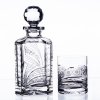 Whisky set Bohemia Crystal karafa + 6 sklenic na whisky - brus Kometa okno na pískování