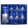 Sada na rum, koňak, brandy Bohemia Crystal karafa a 6 sklenic - brus Mašle
